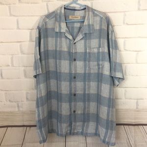 TOMMY BAHAMA Men’s Silk Shirt EUC
